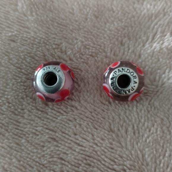 Pandora retired murano glass bead set - Picture 4 of 4